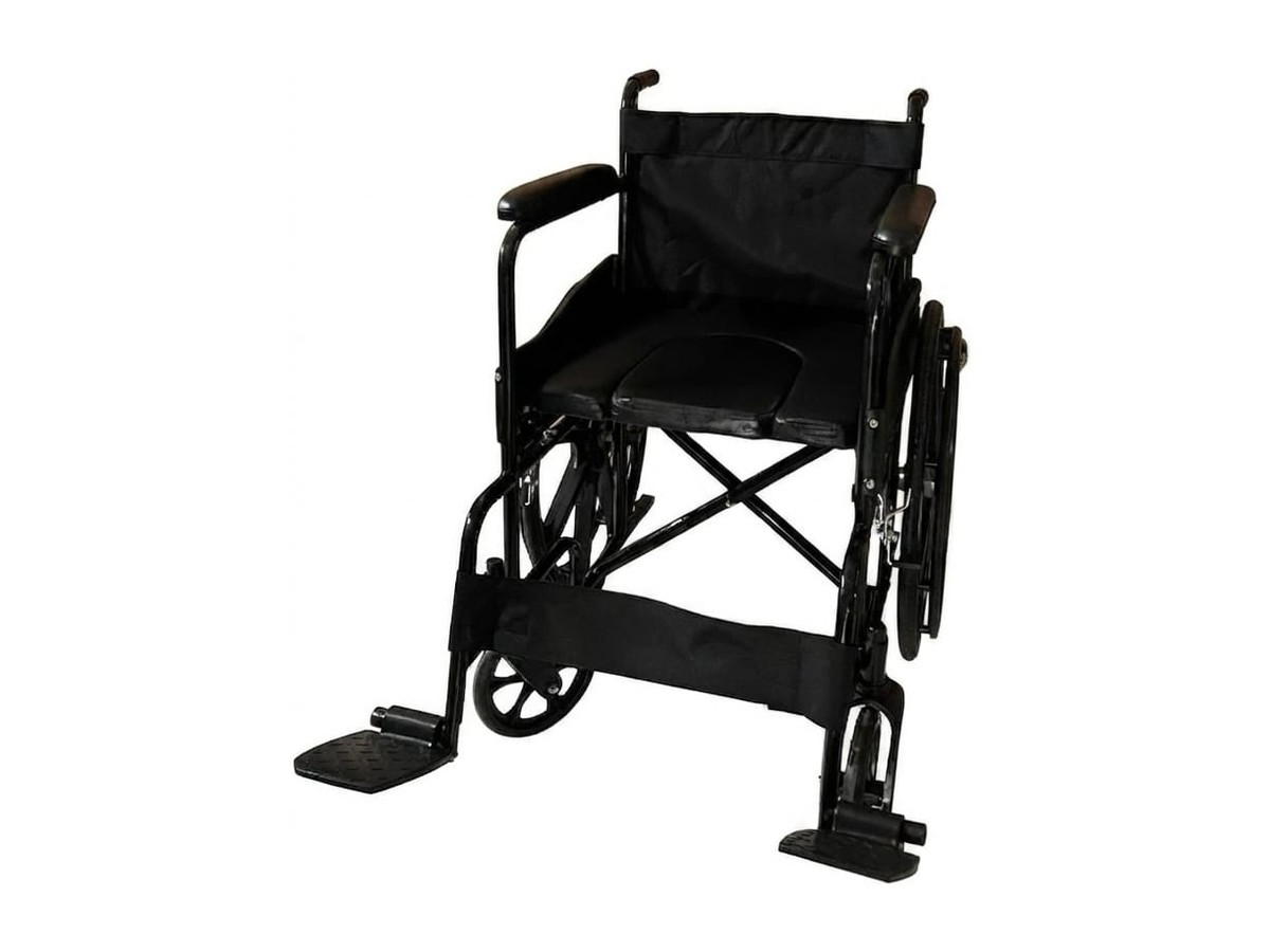 National Surgical India CWC U-Cut commode wheelchair